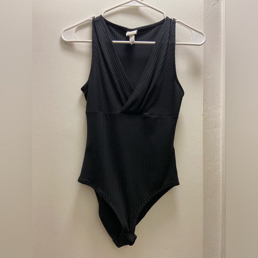 H&M S Black Bodysuit